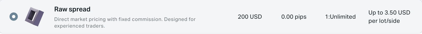 Exness 原始速度帳戶